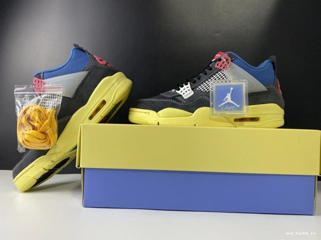 Rep Onekick JORDAN NOIR UNION AIR OFF DC9533-001 RETRO 4 0603